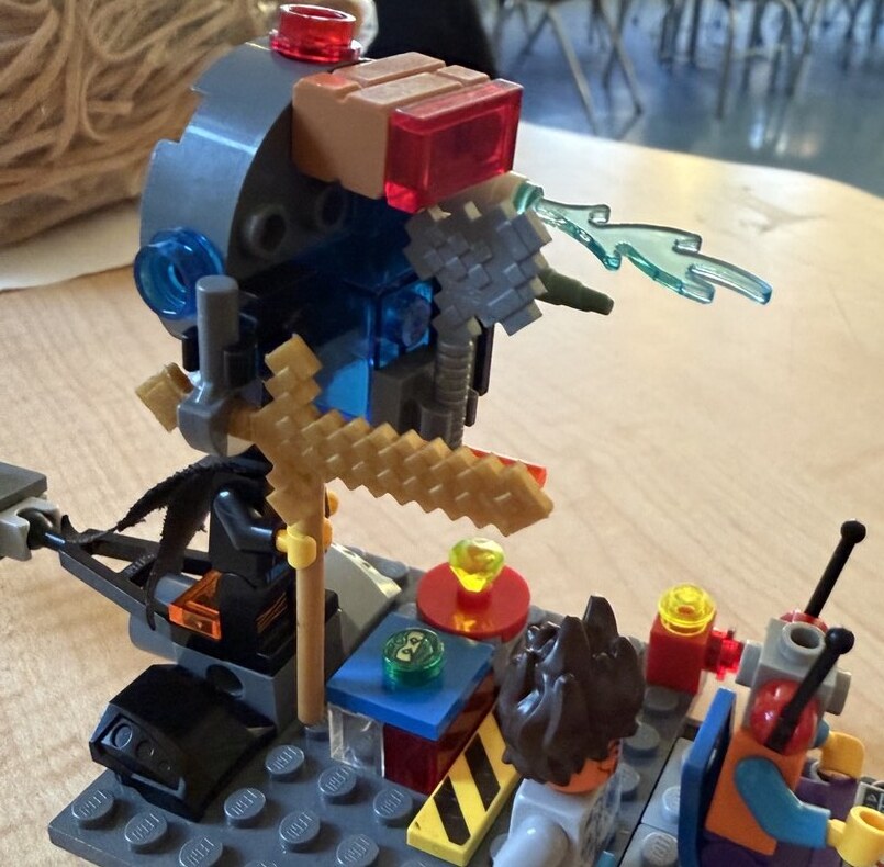Side view of the original LEGO cruiser